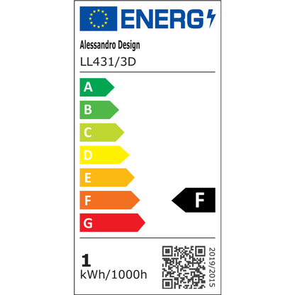 LED LED LED 3D 36W, 23 cm átmérőjű, hideg/forró/semleges fény, fehér