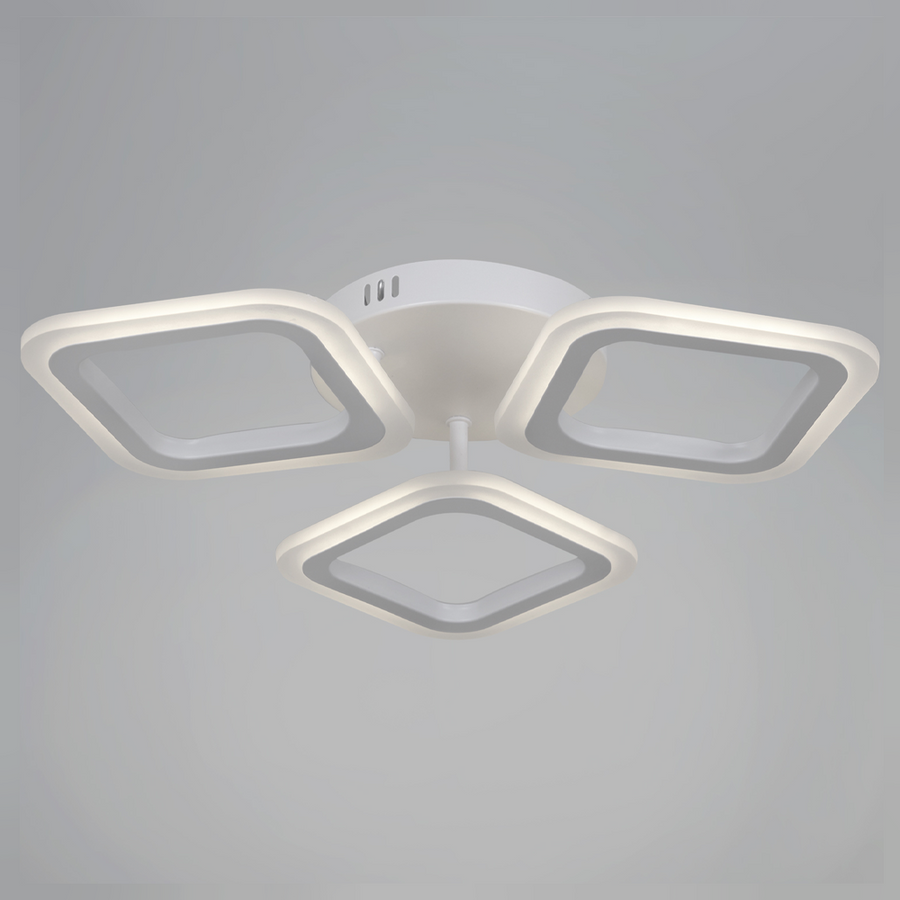 LED LED ERIKA 24W, 3 négyzet, semleges fény, fehér