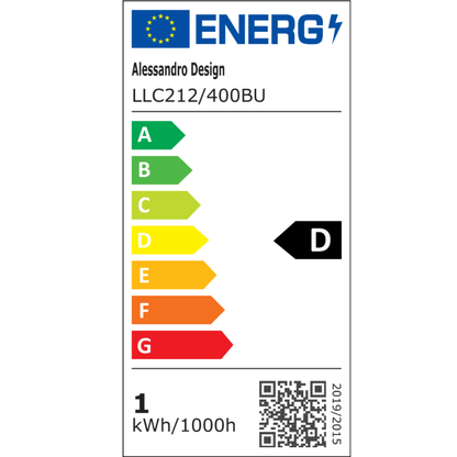 Crystal LED csillár LLC212/400BU kerek, 22W, hideg/meleg/semleges fény, kristályok, fényes króm