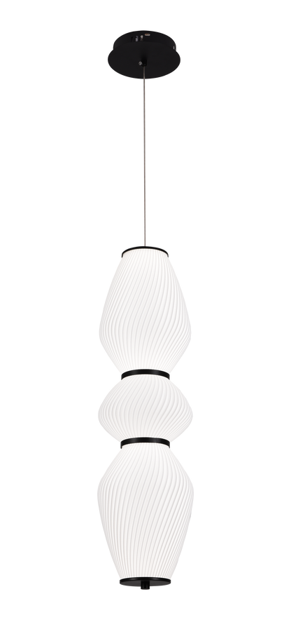 Függesztett csillár LT022/3WH, 3xE27, átmérő 66 cm, magasság 16,5 cm, IP20, fehér, plexi, vas, izzók nem tartozék