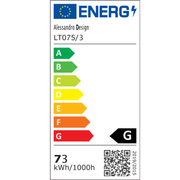 LED csillár távirányítóval és kristály NOVA ROTONDA RGB 73W, 3 kör, hideg/meleg/semleges fény, szabályozható, fényes króm