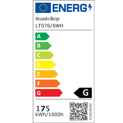 LED -csillár távirányítóval és Quadris RGB 170W, 6 négyzet, hideg/forró/semleges fény, fehér, fehér