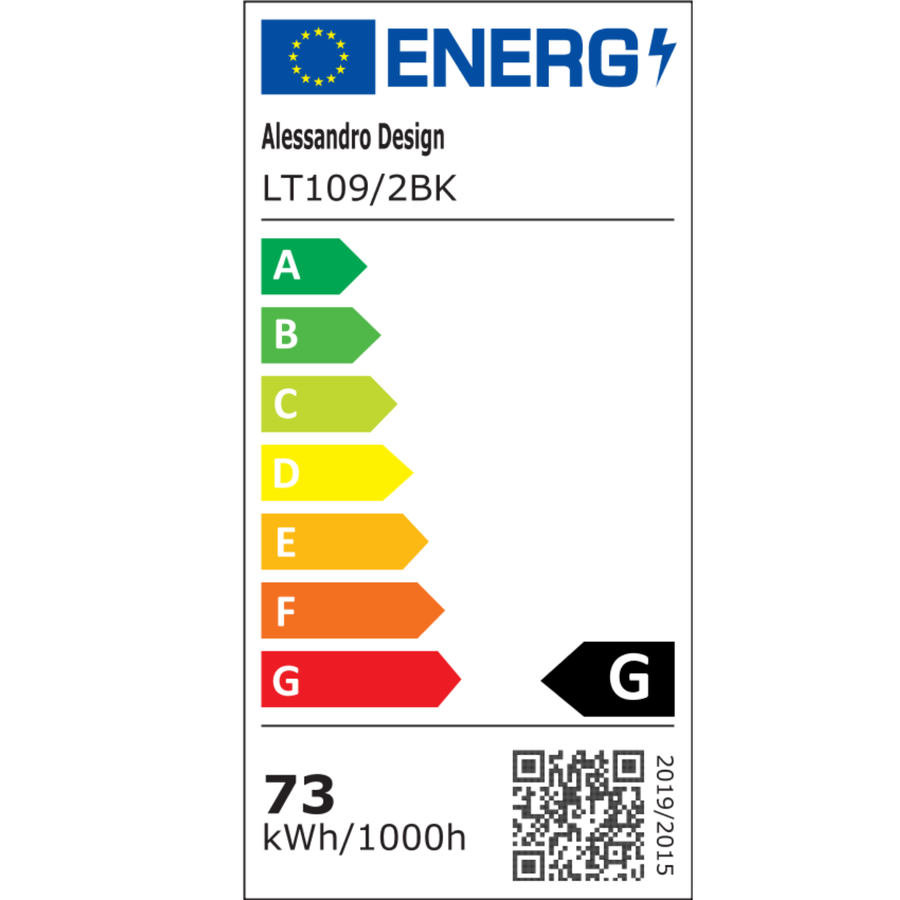 Függesztett LED-csillár távirányítóval, K9 kristályok, 73W, 2 kör, 60 cm, hideg/meleg/semleges fény, szabályozható, fekete, állítható magasságú