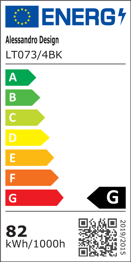 LED csillár távirányítóval és kristály NOVA ROTONDA RGB 82W, 4 kör, hideg/meleg/semleges fény, szabályozható, fekete