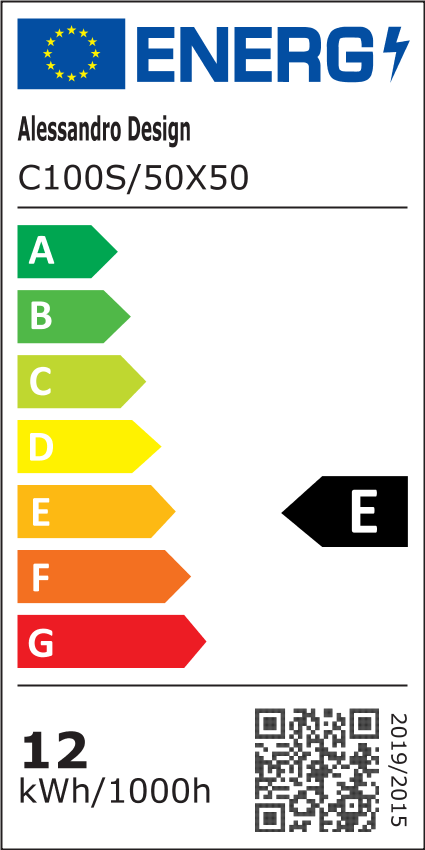 Kerek LED-es tükör, 50cm, Basic Touch