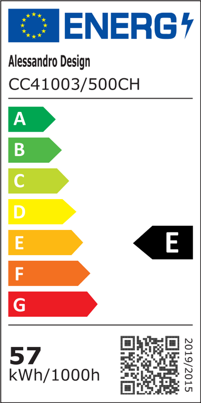LED csillár távirányítóval, 98W, ROYALE Elegance, Átmérő 50 cm, Magasság 120 cm, Hideg/Semleges/Meleg fény, Szabályozható, Ezüst, Kristály, Fém