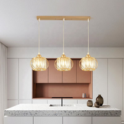 Modern klasszikus csillár, felfüggesztett, Monica, 3 X E27, arany, fém és üveg, állítható magasságú klasszikus csillárok alapértelmezett cím Alessandro Design