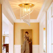 Lustra Cristal LINDERHOF Petito , Diametru 30cm, 2xE14, Auriu Lucios Lustre LED & Cristale Default Title Alessandro Design