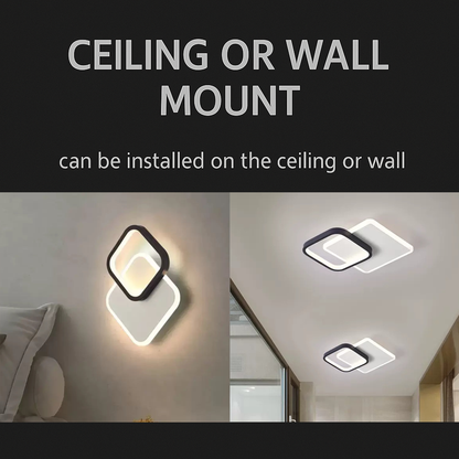 MARCELO LED csillár 30W, Hideg/Meleg/Semleges fény Fekete Fehér