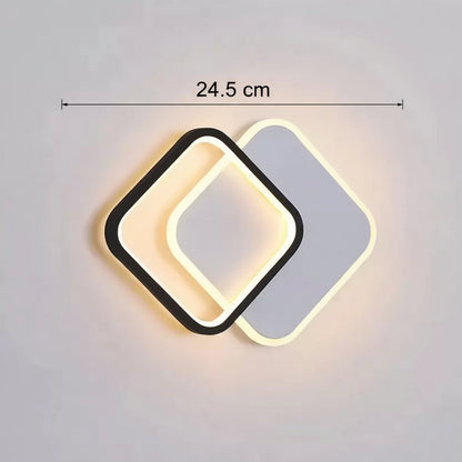 MARCELO LED csillár 30W, Hideg/Meleg/Semleges fény Fekete Fehér