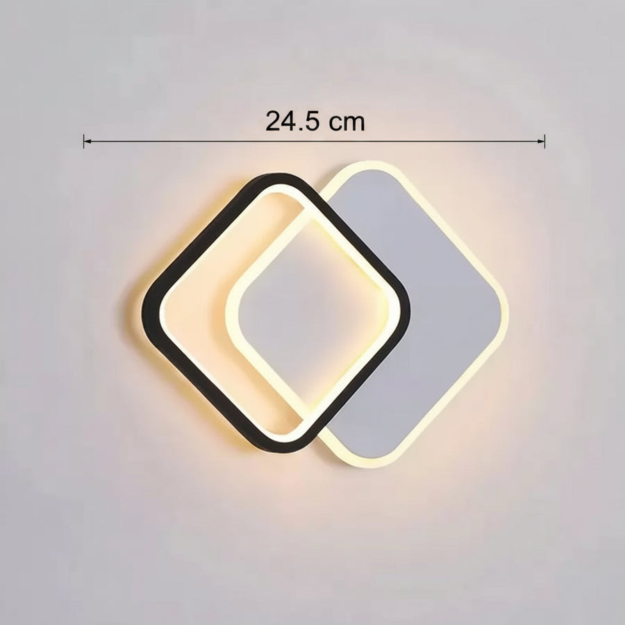 MARCELO LED csillár 30W, Hideg/Meleg/Semleges fény Fekete Fehér