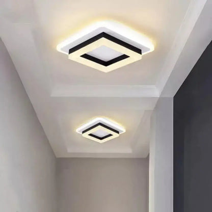 MODERN LED csillár 25W, Méretek 19,5x19,5 cm, Négyzet, Hideg/Meleg/Semleges fény, Fekete LED csillárok Alapértelmezett cím Alessandro Design