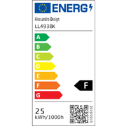 MODERN LED csillár 25W, Méretek 19,5x19,5 cm, Négyzet, Hideg/Meleg/Semleges fény, Fekete LED csillárok Alapértelmezett cím Alessandro Design