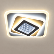LED csillár NEXA 3D 46W, szögletes, hideg/meleg/semleges fény, fehér