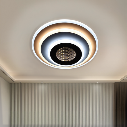 LED csillár NEXA ROTUND 3D 39W, hideg/meleg/semleges fény, fehér LED csillárok alapértelmezett cím Alessandro Design