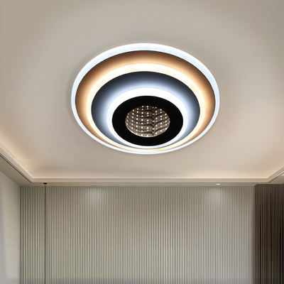 LED csillár NEXA ROTUND 3D 39W, hideg/meleg/semleges fény, fehér