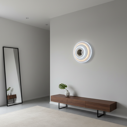 LED csillár NEXA ROTUND 3D 39W, hideg/meleg/semleges fény, fehér LED csillárok alapértelmezett cím Alessandro Design