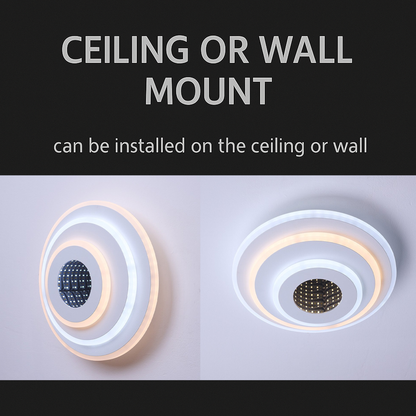 LED csillár NEXA ROTUND 3D 39W, hideg/meleg/semleges fény, fehér LED csillárok alapértelmezett cím Alessandro Design