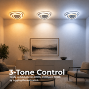 Lustra LED NEXA Triunghi 3D 40W, Alb, Lumina Rece/Calda/Neutra Lustre LED Default Title Alessandro Design