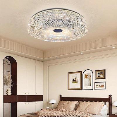 Lustra LED RADIAN Eleganza, 38.9W, Diametru 48.5 cm, Lumina Calda/Neutra/Rece, Alb