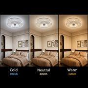 Lustra LED RADIAN Nobile, 43W, Diametru 39.5 cm, Lumina Calda/Neutra/Rece, Alb Lustra LED Default Title Alessandro Design