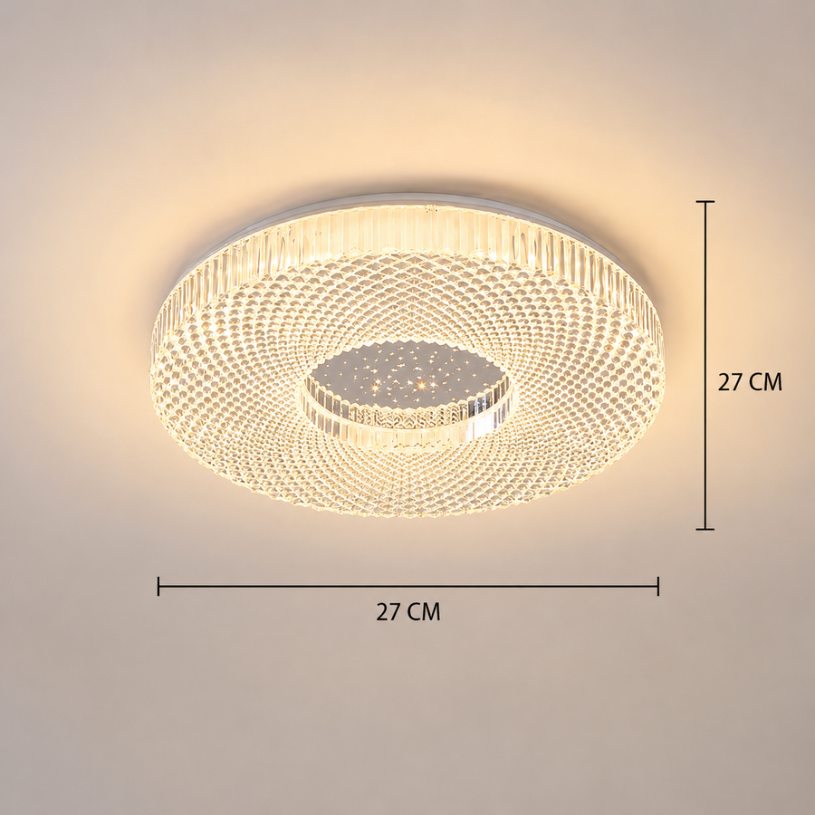 RADIAN Petito LED csillár, 21 W, átmérő 27 cm, meleg/semleges/hideg fény, fehér