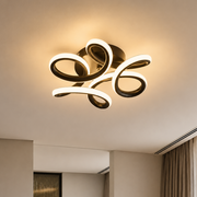 VERTEX HELIX LED csillár, 65W, hideg/meleg/semleges fény, fekete