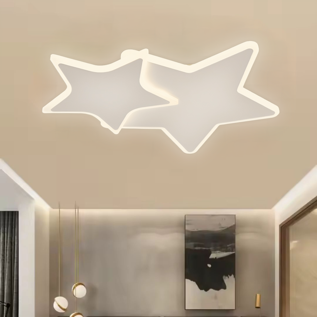 LED csillár távirányítóval 41W, csillagok, hideg/meleg/semleges fény, szabályozható, fehér LED-es csillár távirányítóval Alapértelmezett cím Alessandro Design