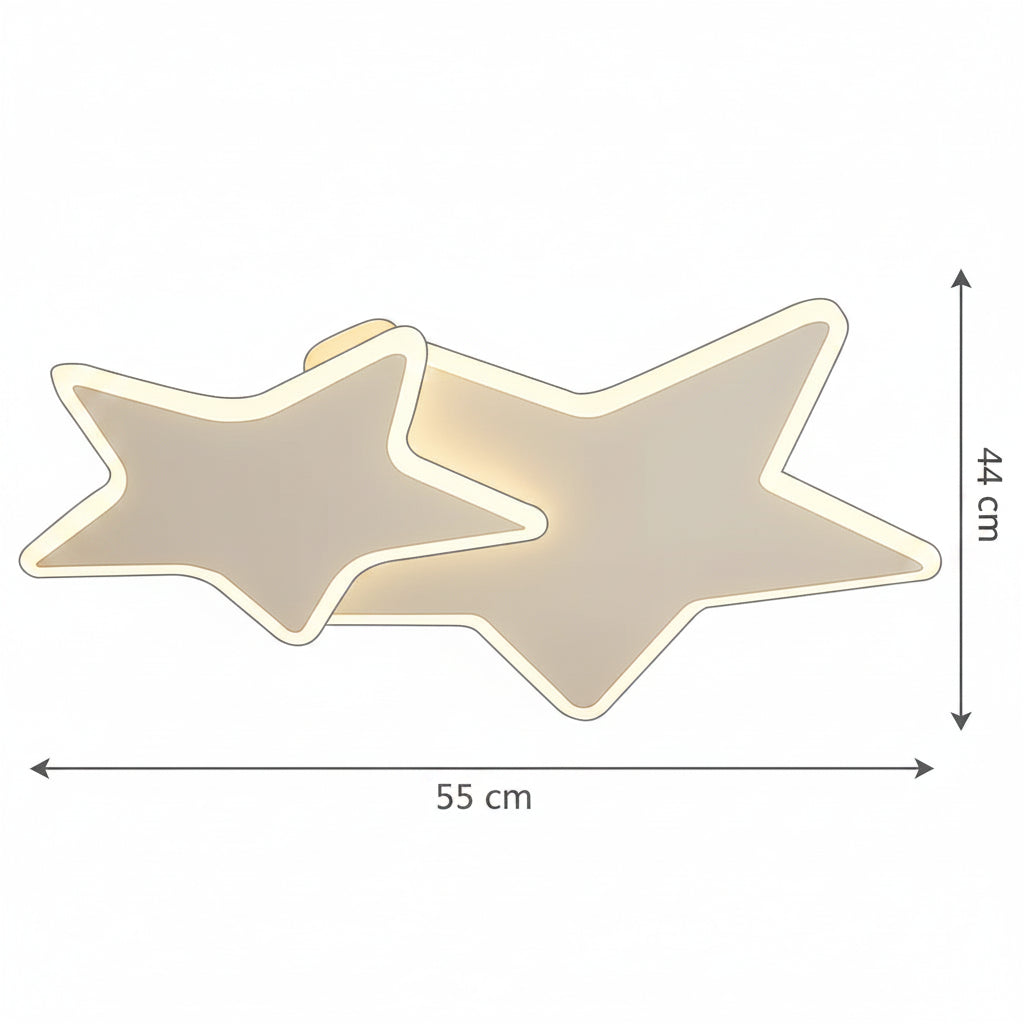 LED csillár távirányítóval 41W, csillagok, hideg/meleg/semleges fény, szabályozható, fehér LED-es csillár távirányítóval Alapértelmezett cím Alessandro Design