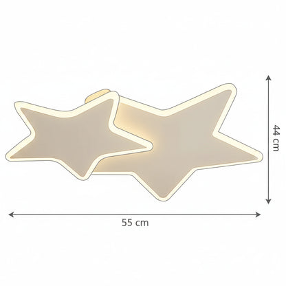 LED csillár távirányítóval 41W, csillagok, hideg/meleg/semleges fény, szabályozható, fehér LED-es csillár távirányítóval Alapértelmezett cím Alessandro Design