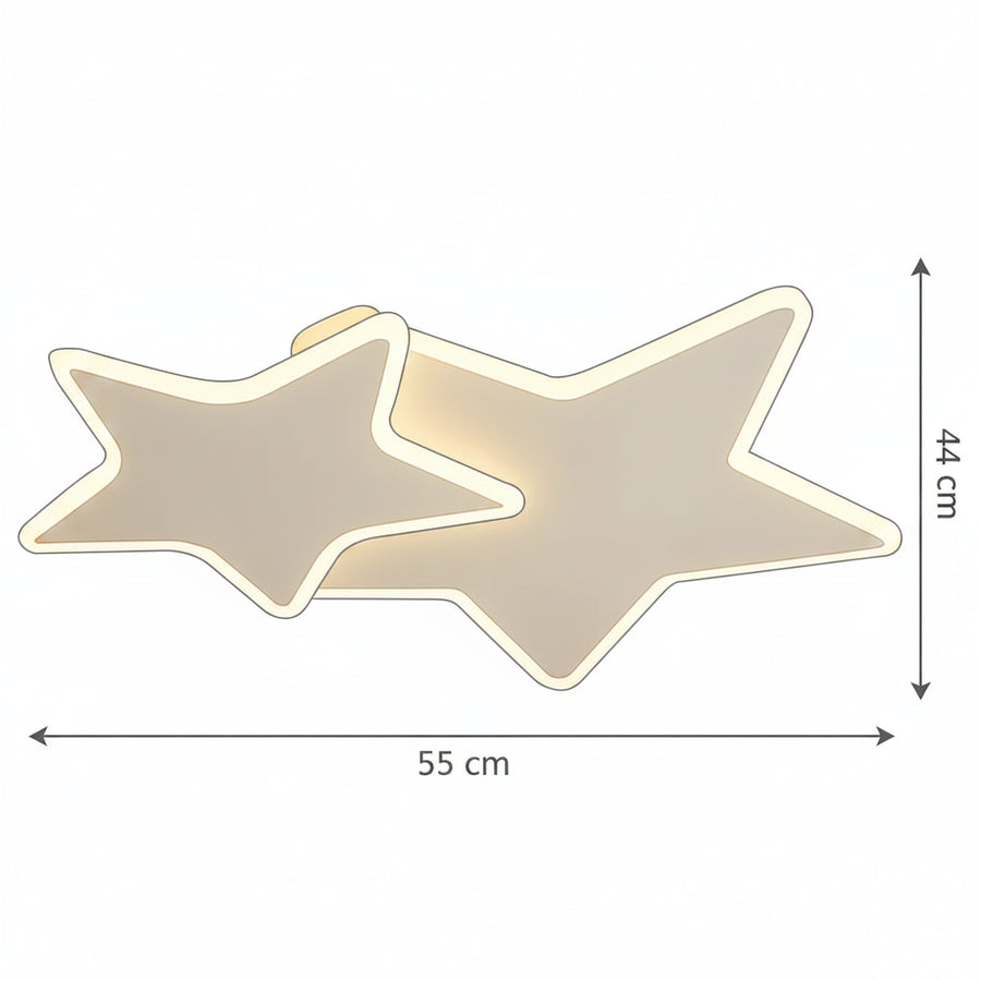 LED csillár távirányítóval 41W, csillagok, hideg/meleg/semleges fény, szabályozható, fehér LED-es csillár távirányítóval Alapértelmezett cím Alessandro Design