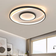 LED csillár távirányítóval FIGURATO, 63 W, 3 kör, hideg/meleg/semleges fény, szabályozható, fekete LED csillárok távirányítóval Alapértelmezett cím Alessandro Design