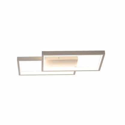 LED csillár távirányítóval LANDYN 37W, 2 négyzet, hideg/meleg/semleges fény, szabályozható, fehér LED-es csillár távirányítóval Alapértelmezett cím Alessandro Design