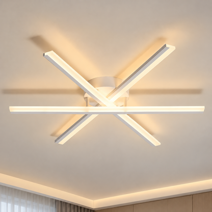 LED csillár ZOE távirányítóval, 40W, hideg/meleg/semleges fény, szabályozható, fehér