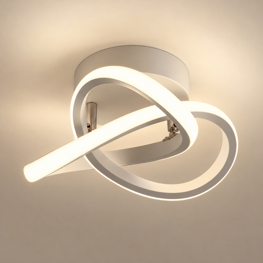 LED csillár VERTEX Flow 24W, átmérő 25cm, hideg/meleg/semleges fény, fehér
