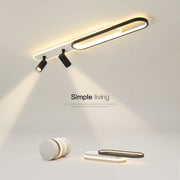 LED -csillár a Fisilla 49W állítható tervező kivetítőjével, hideg/forró/semleges fényével, fekete