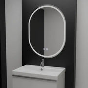 LED tükör ovális, 60x80 cm, Velara Touch, páramentesítő rendszer, szabályozható tükrök Korman E alapértelmezett cím Alessandro Design