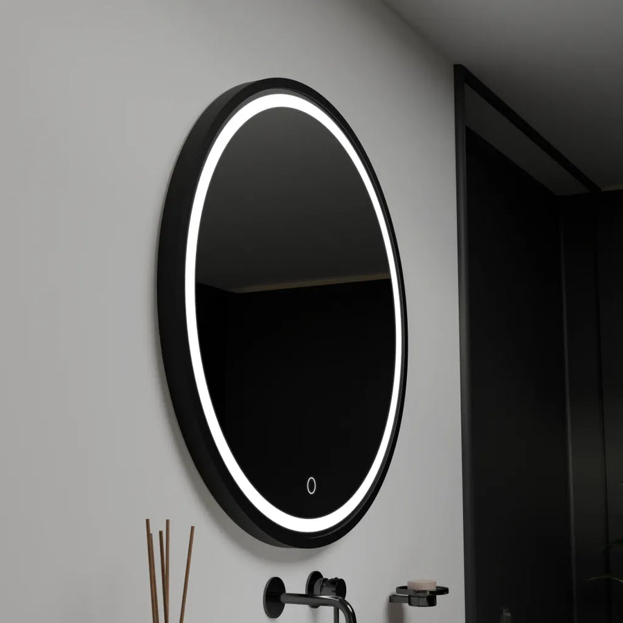 Oglinda LED Rotunda 80cm Piazza Basic Touch Oglinzi Korman C Default Title Alessandro Design