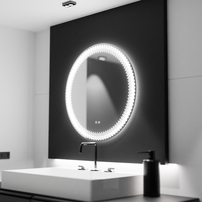 Oglinda LED Rotunda 60cm, Stellaire Touch, Sistem Dezaburire, Dimabila Oglinzi Korman E Default Title Alessandro Design