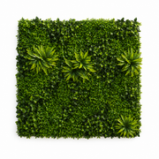 Panou de Gard Viu Artificial Cimișir, 100 x 100 cm, Verde