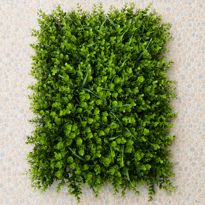 Műnövény élő kerítés panel eukaliptusz vegyes, 40 x 60 cm, zöld