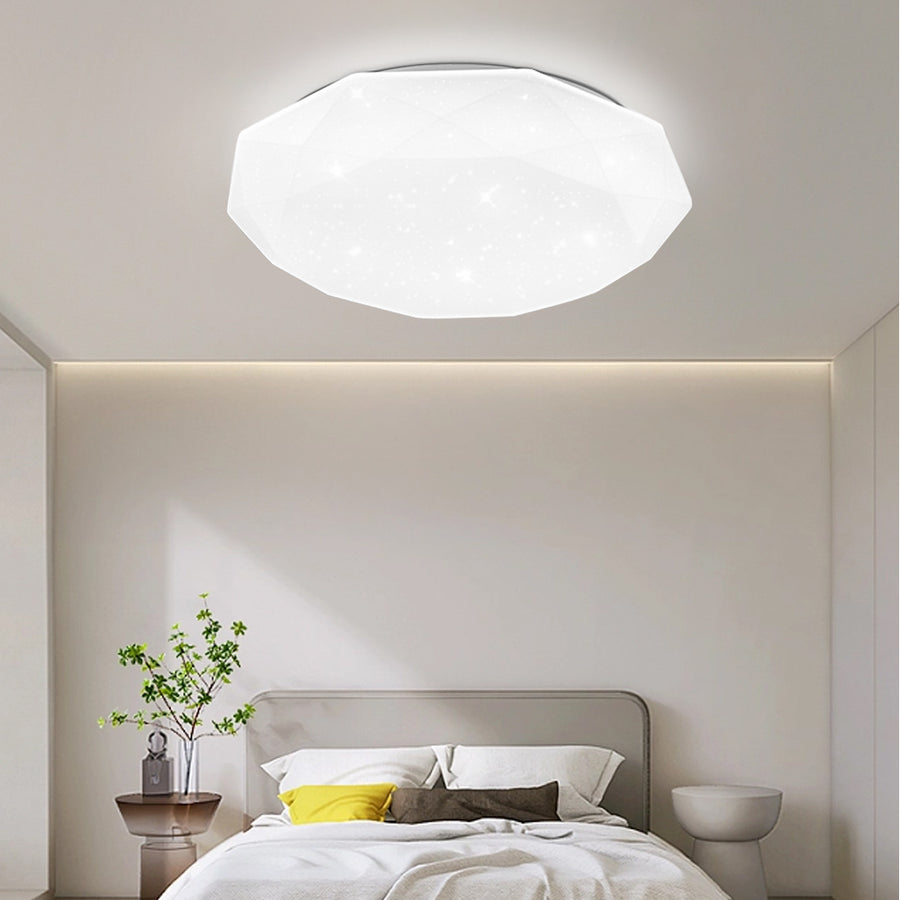 LED mennyezeti lámpa, 51 W, átmérő 50 cm, meleg/hideg/semleges fény, fehér LED mennyezeti lámpa Alapértelmezett cím Alessandro Design