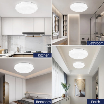 LED mennyezeti lámpa, 51 W, átmérő 50 cm, meleg/hideg/semleges fény, fehér LED mennyezeti lámpa Alapértelmezett cím Alessandro Design