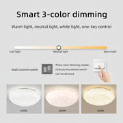 LED mennyezeti lámpa, 51 W, átmérő 50 cm, meleg/hideg/semleges fény, fehér LED mennyezeti lámpa Alapértelmezett cím Alessandro Design