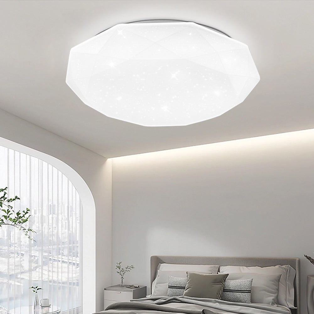 LED mennyezeti lámpa, 51 W, átmérő 50 cm, meleg/hideg/semleges fény, fehér LED mennyezeti lámpa Alapértelmezett cím Alessandro Design