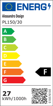 Hatszögletű LED mennyezeti lámpa 33 cm, 27W, 3000K / 4000K / 6000K, fehér, fém és akril