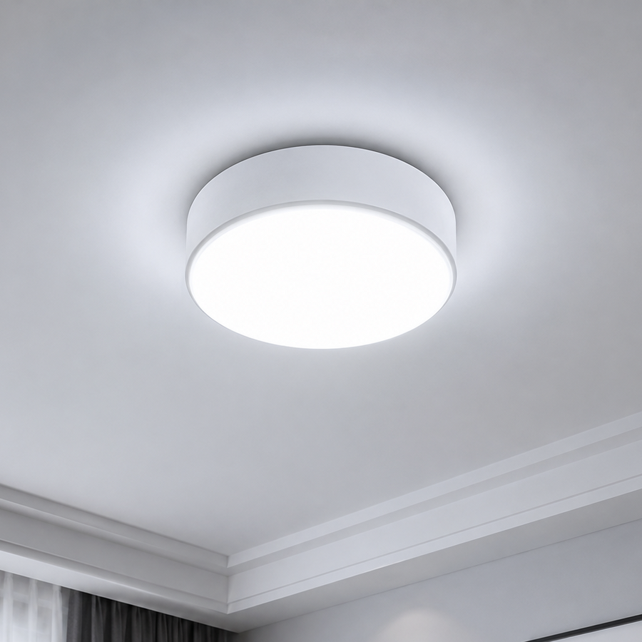 LED mennyezeti lámpa PL200/12R 18W Cold Light 6000k Fehér