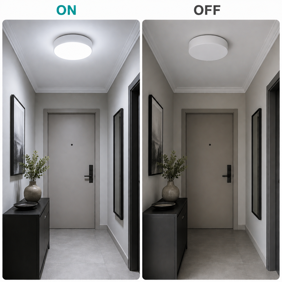 LED mennyezeti lámpa PL200/12R 18W Cold Light 6000k Fehér