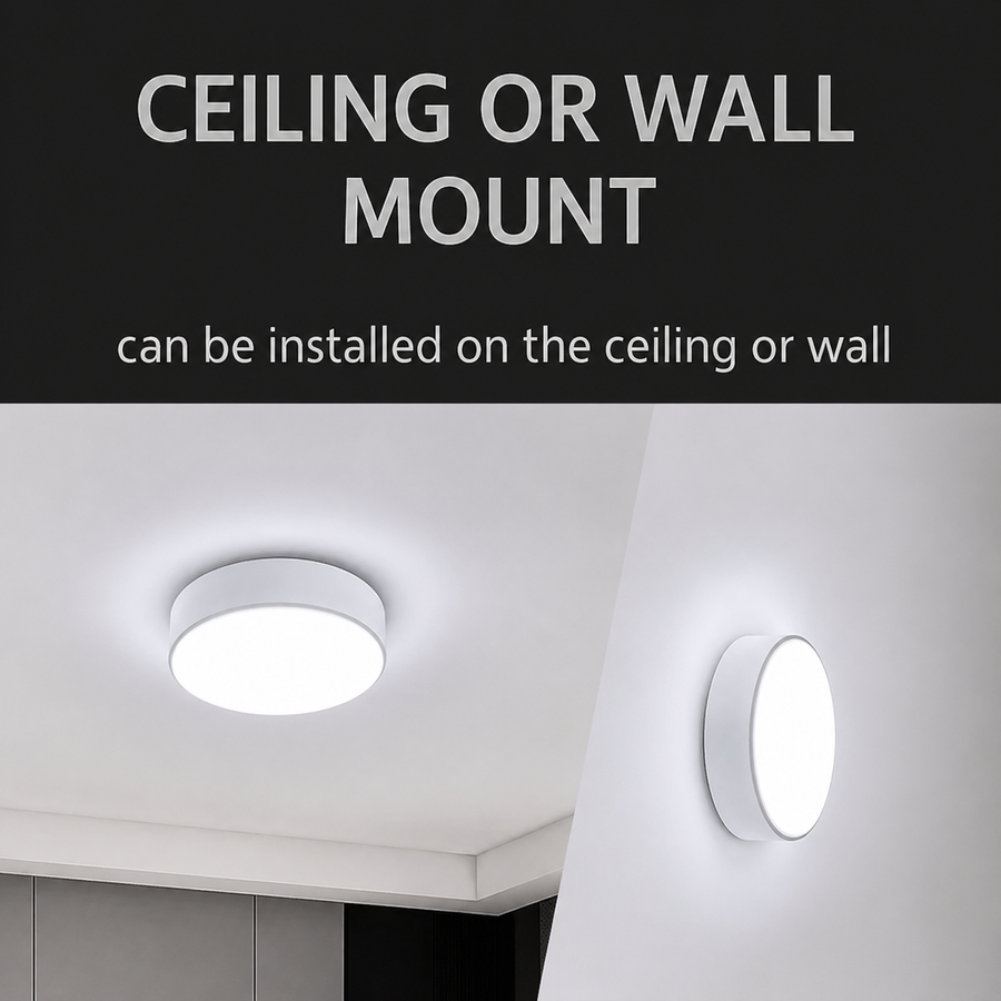 LED mennyezeti lámpa PL200/12R 18W Cold Light 6000k Fehér