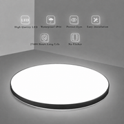 SOLIS LED mennyezeti lámpa 47cm 70W Cold Light Fekete